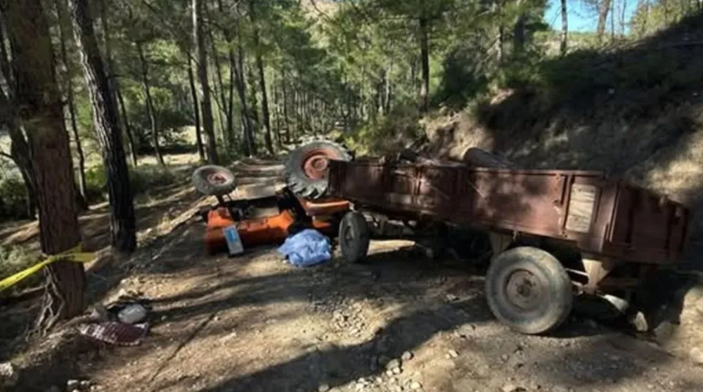 Serik’te traktör kazası: 61 yaşındaki sürücü hayatını kaybetti